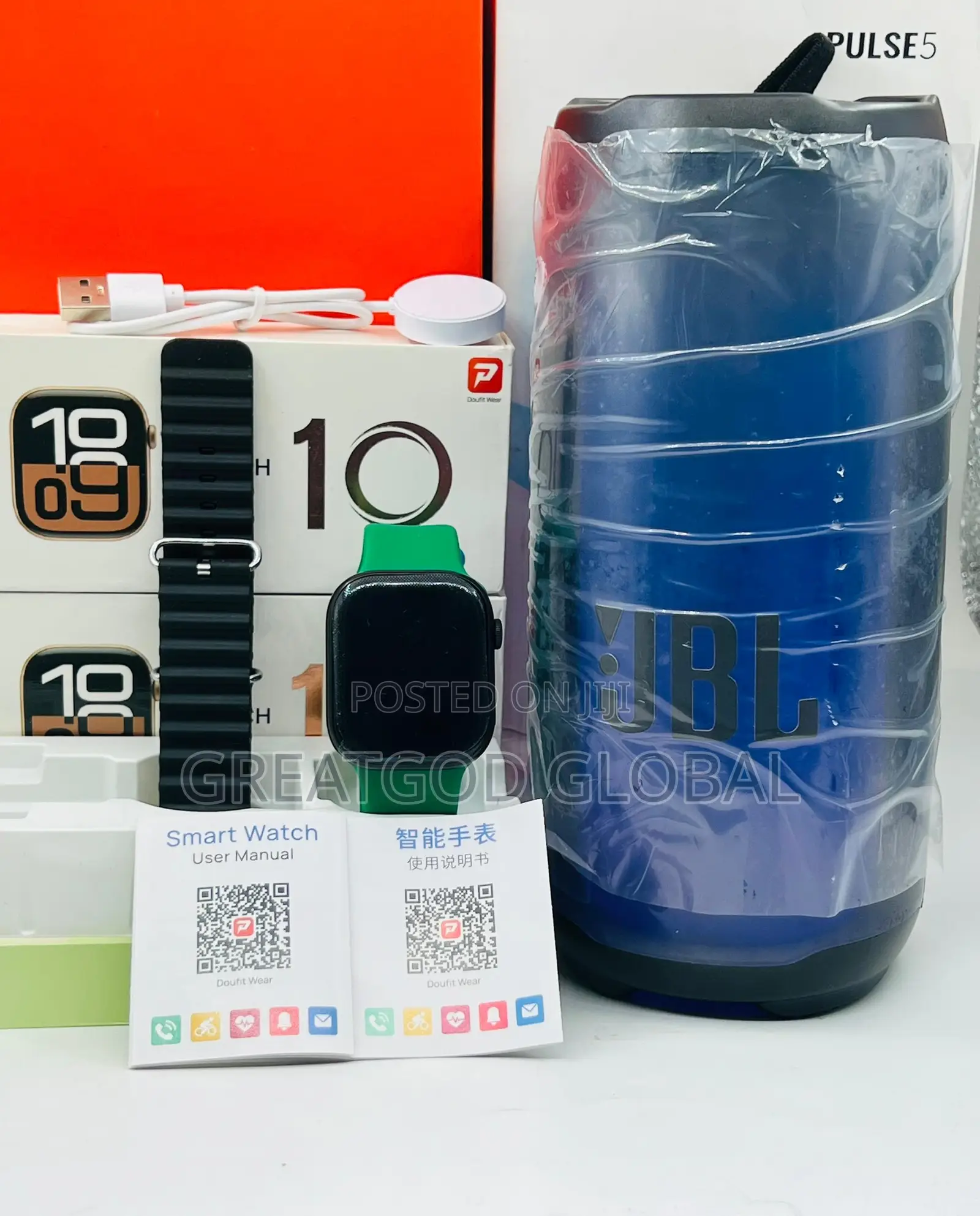 Smartwatch + Speaker Box Deal Series 10 Watch + Pulse 5 Vibe