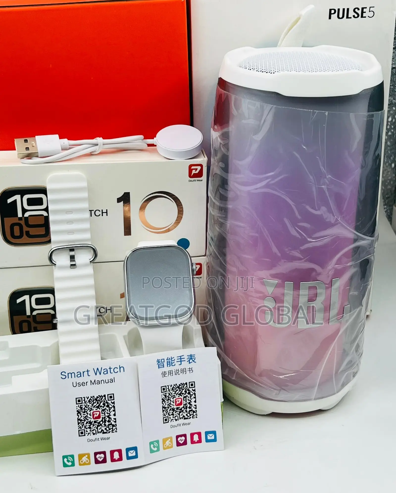 Smartwatch + Speaker Box Deal Series 10 Watch + Pulse 5 Vibe