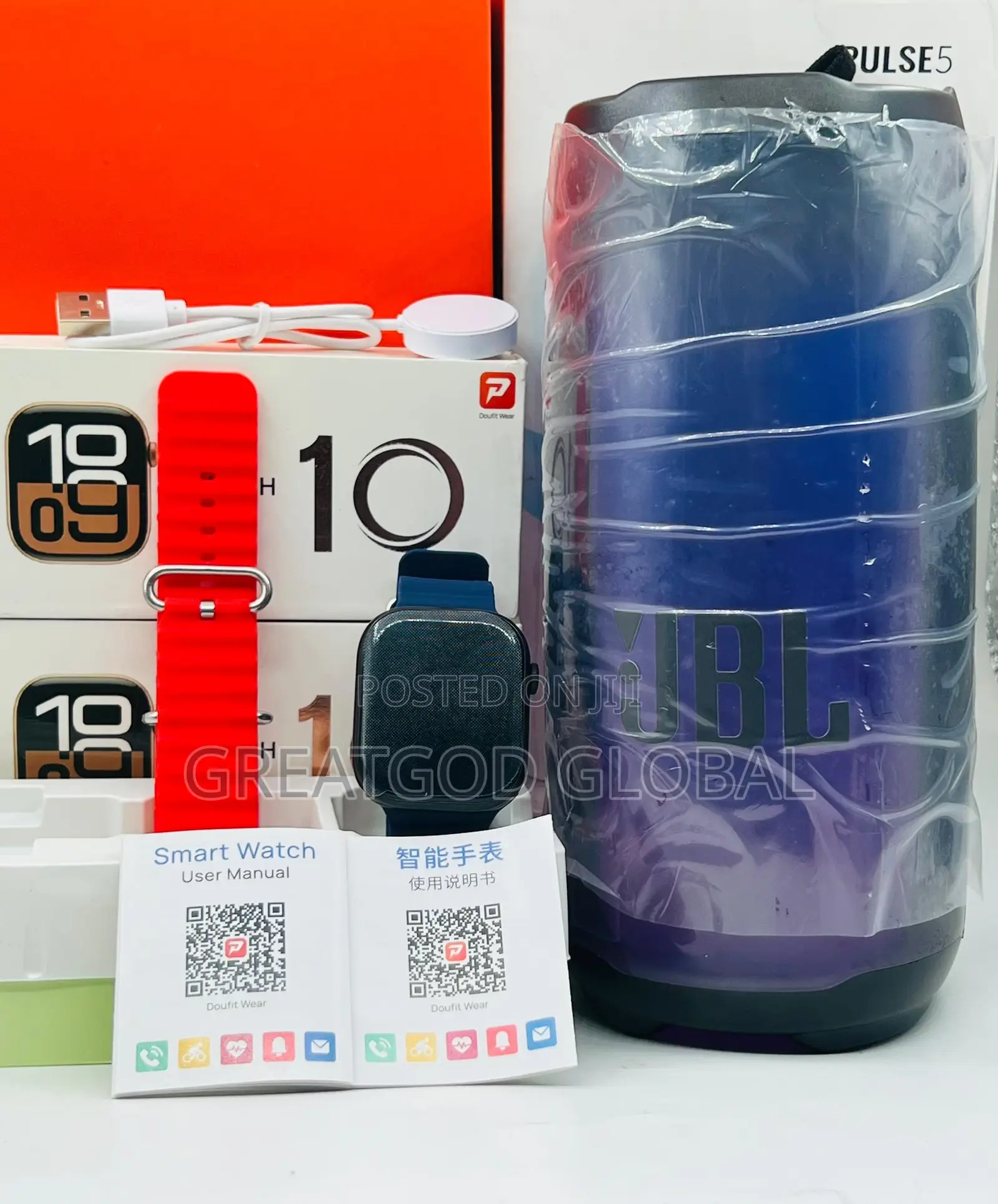 Smartwatch + Speaker Box Deal Series 10 Watch + Pulse 5 Vibe