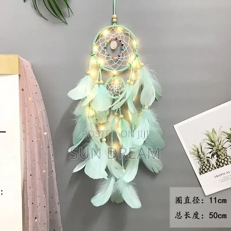 Home Decoration Feather Hanging Ornament Wind Bell