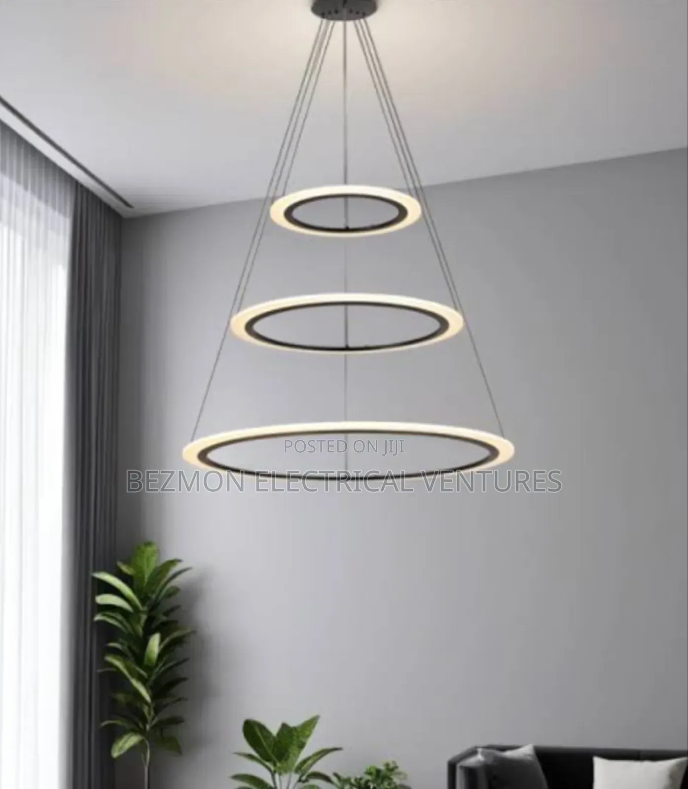 Modern Chandelier Available for Sale.