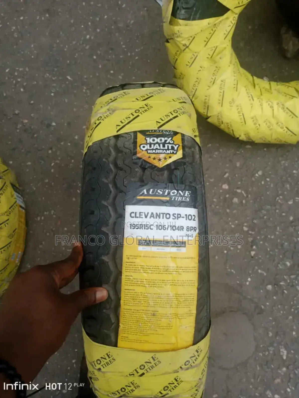 195r15c 8pr Austone Tyre