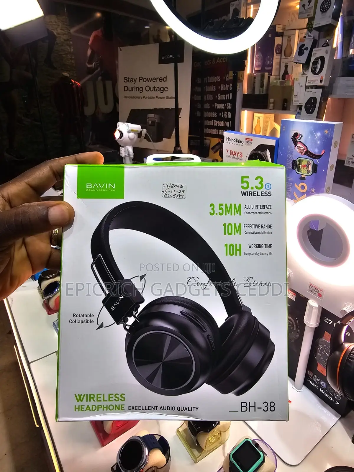 Bavin Wireless Headphone Bh-38 Bluetooth