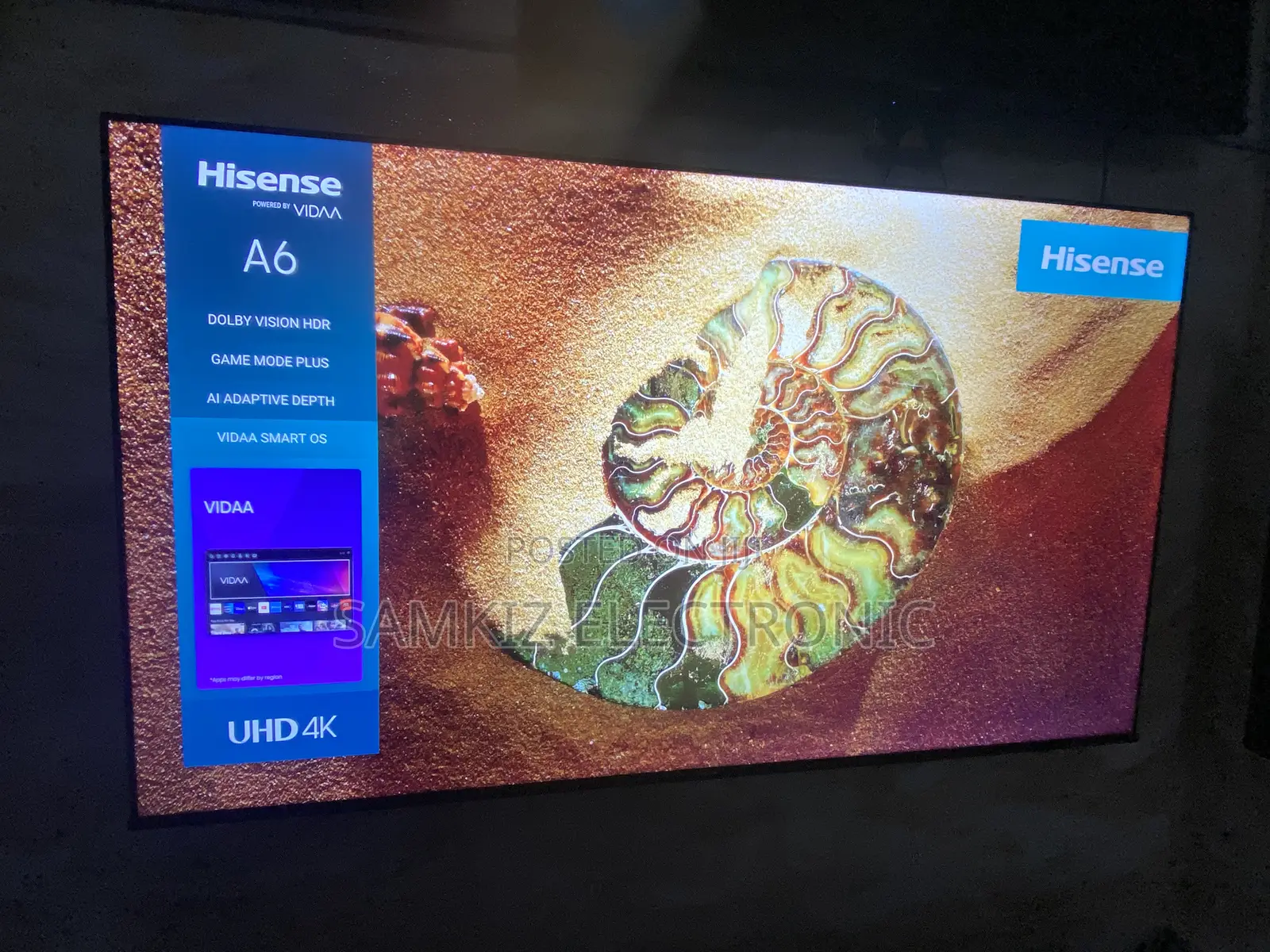 Hisense 75 Inch A6 Uhd Vidaa Smart Tv (2024)
