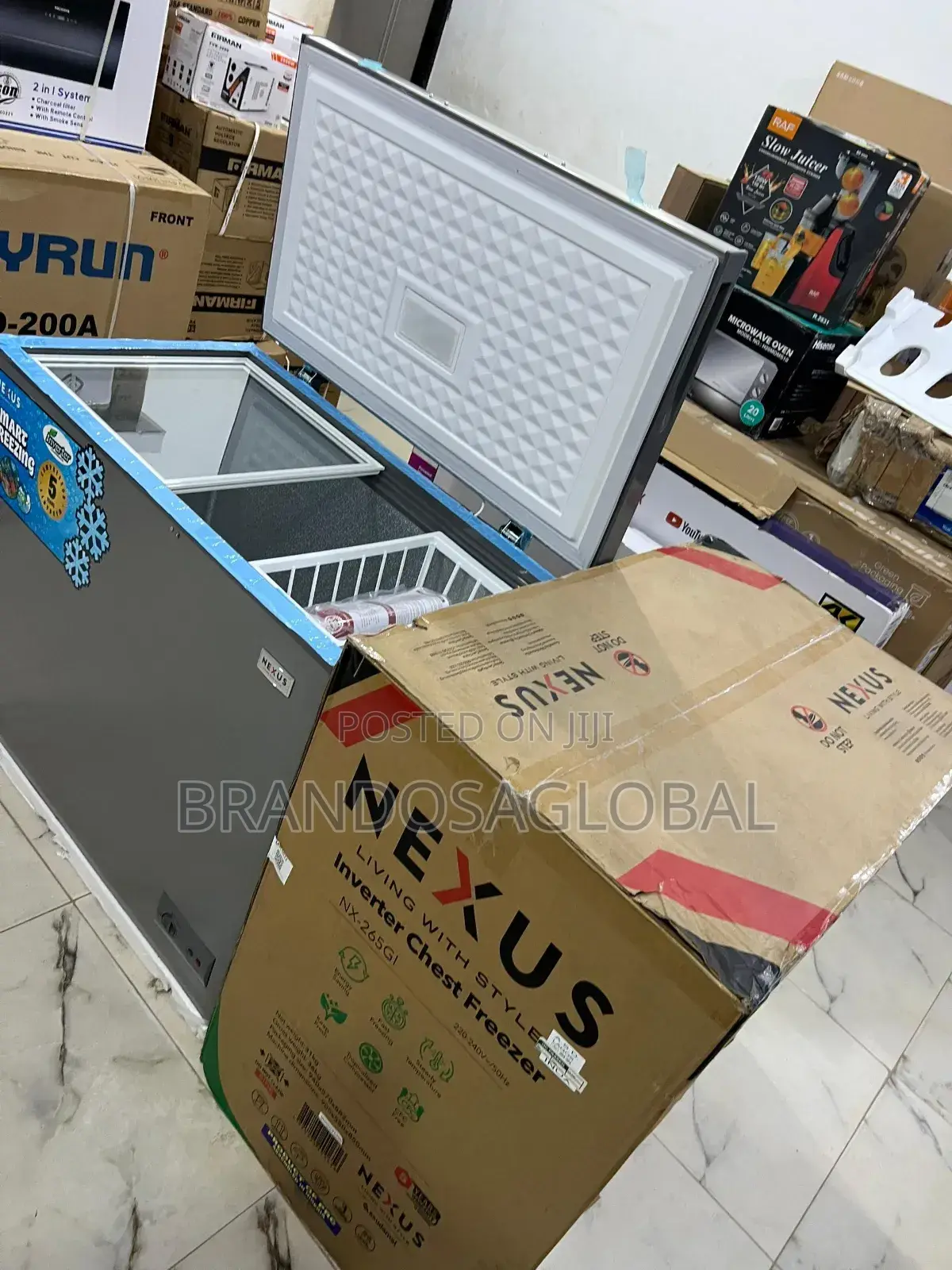 Long Warranty Nexus Chest Freezer - 205l- Inverter