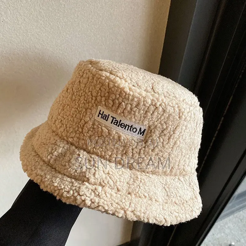 Furry Woman Hat Fluffy Hat Brown Cap