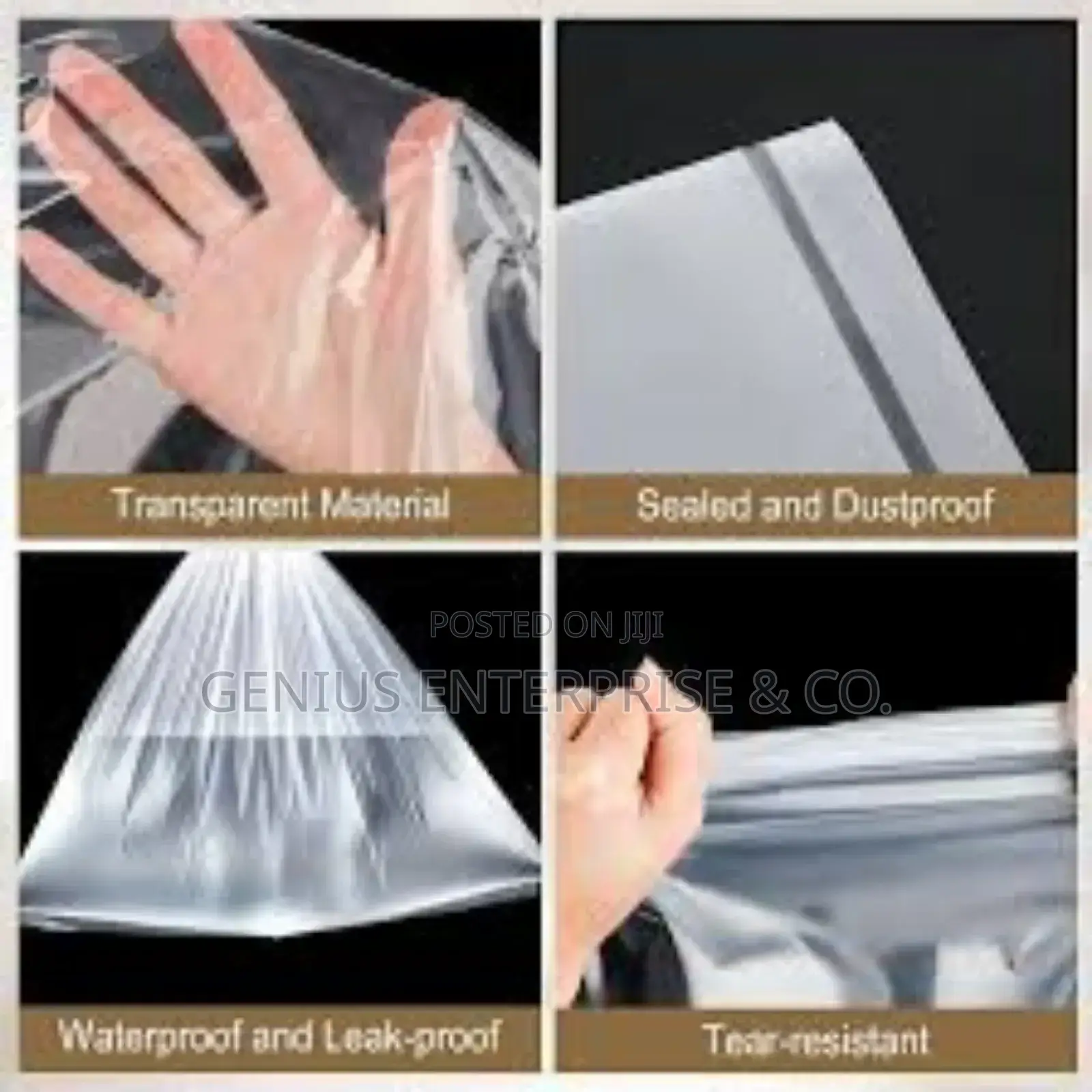 50kg 25kg Packaging Plastic Nylon Product Bag for Sacks 24ps