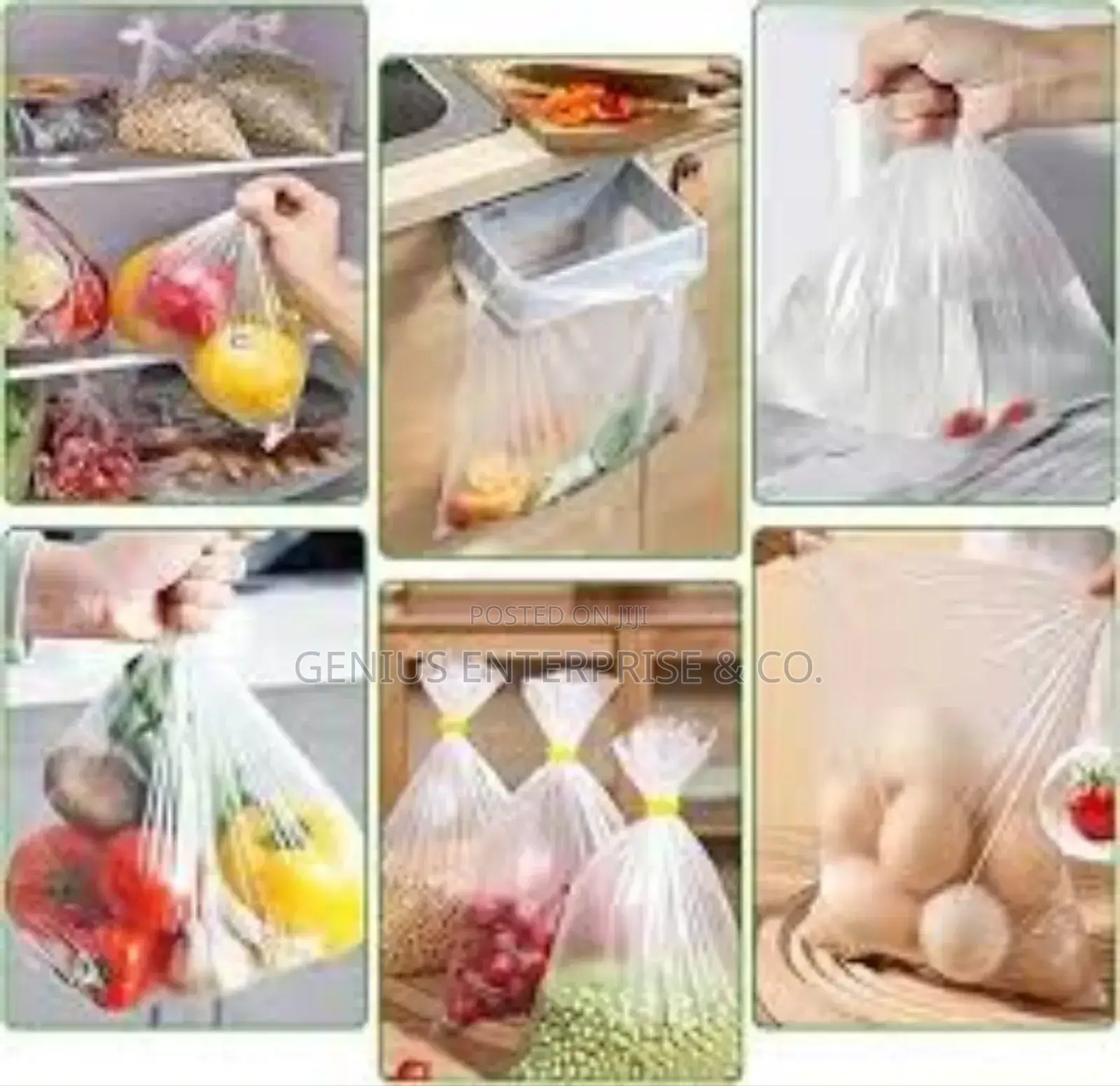 5kg, 10kg Waterproof Plastic Sack Nylon Bag +Thickness 24pcs