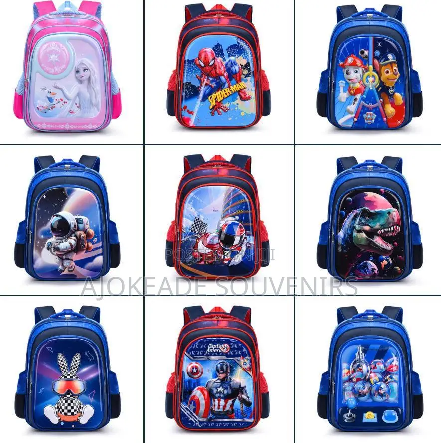 Character Children School Bag
