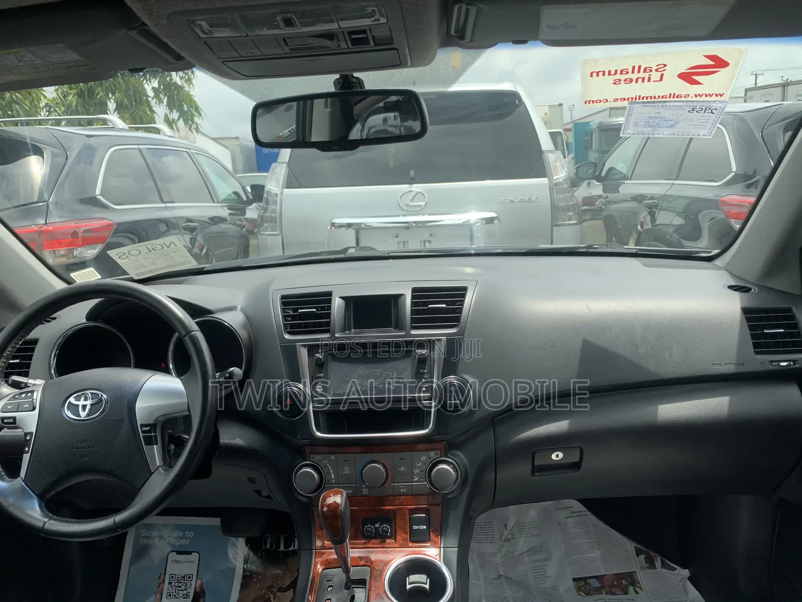 Toyota Highlander Limited 3.5l 4WD 2013 Gray