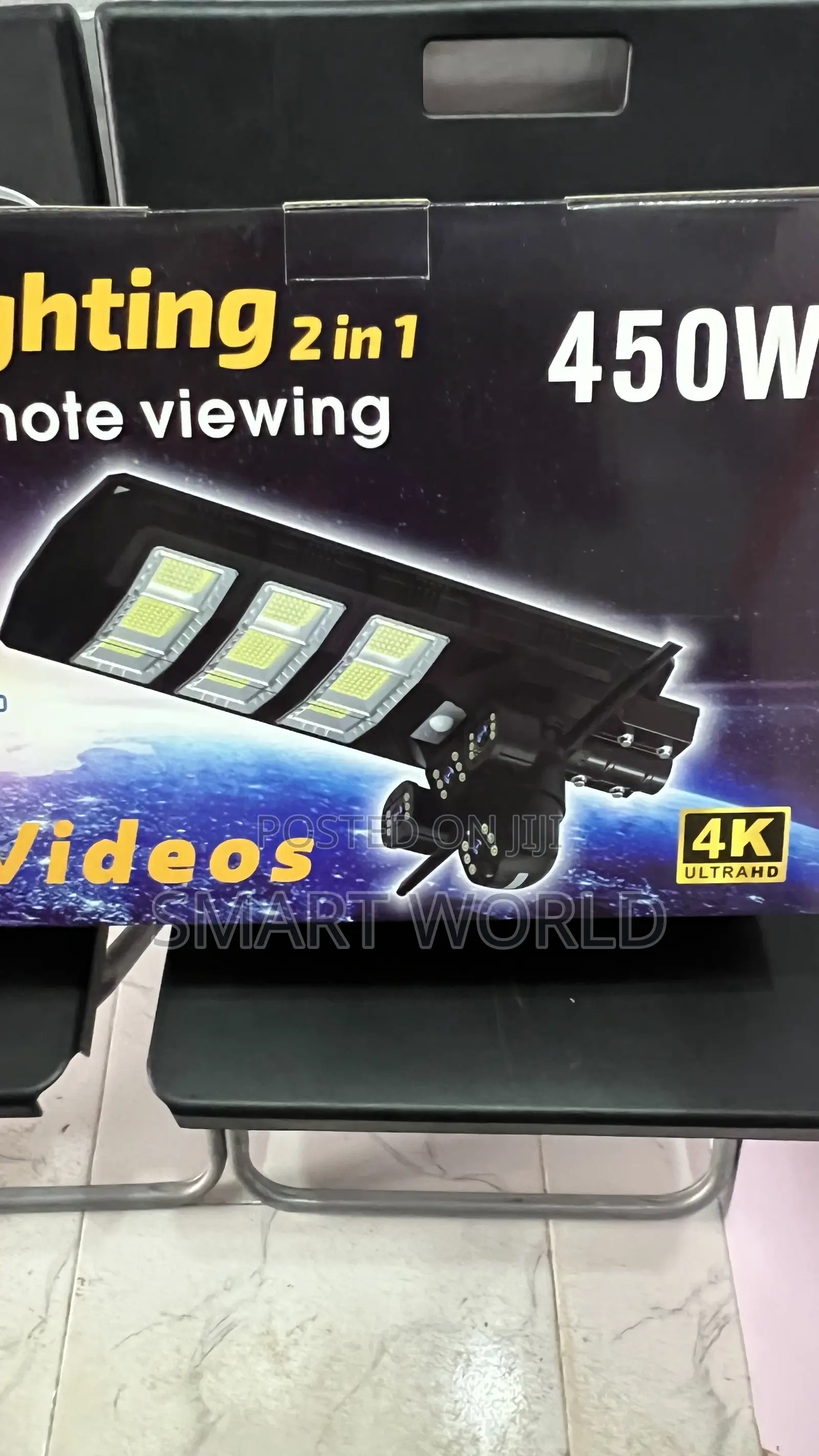 Triple (3) Lens Solar Streetlight CCTV Camera