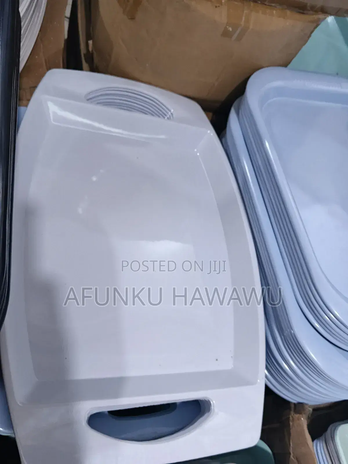 High Quality Ceramic White Tray