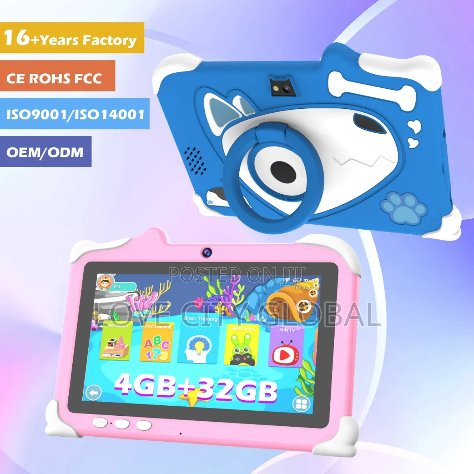 New Tablet 32 GB Blue