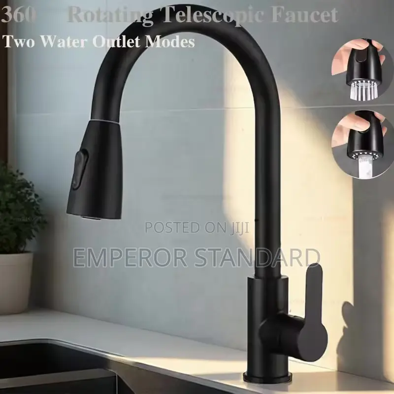 304 Pull Out Kitchen Sink Mixer Tap (Pay On Delivery)