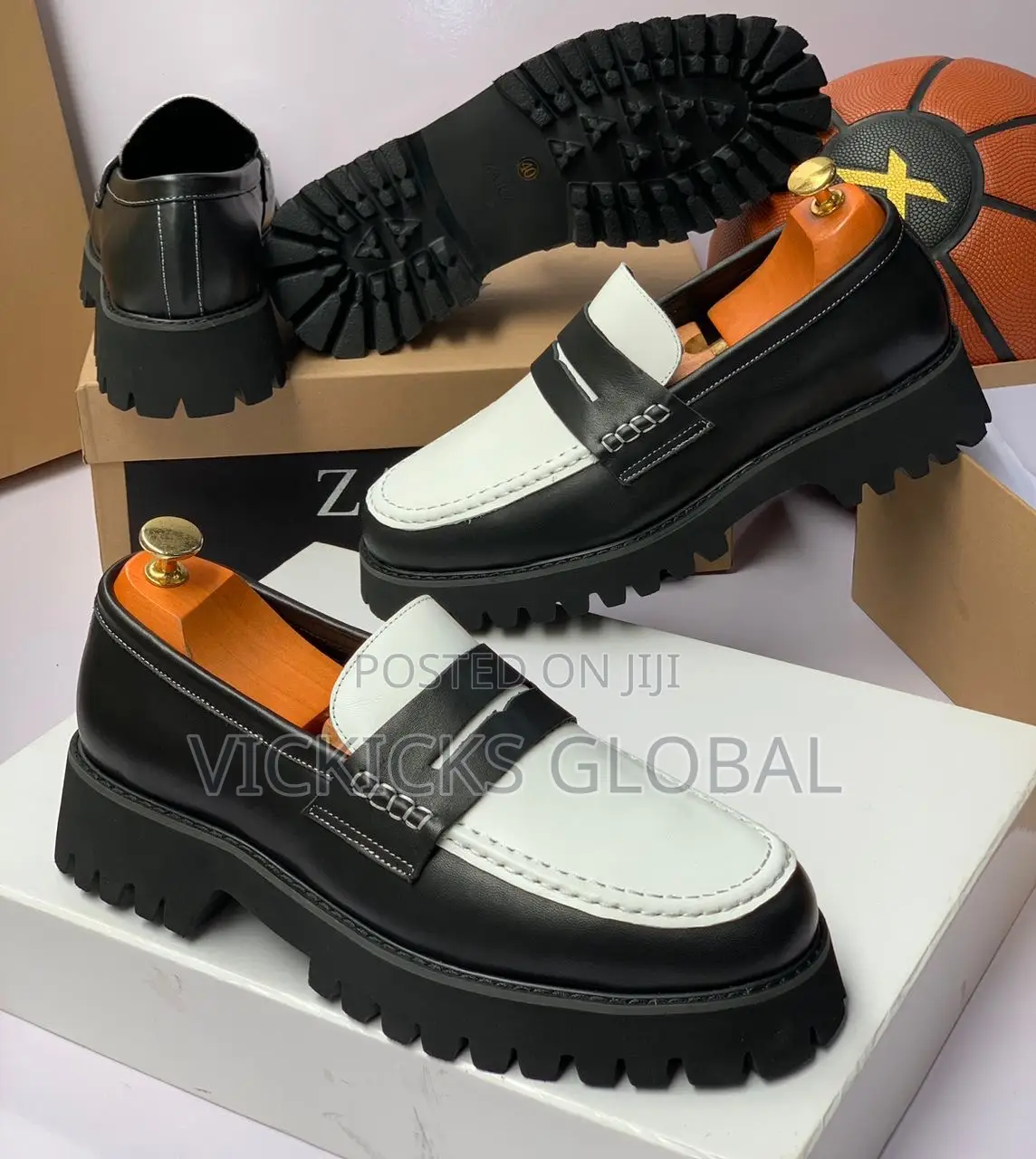 Zara High Sole Leather Shoe