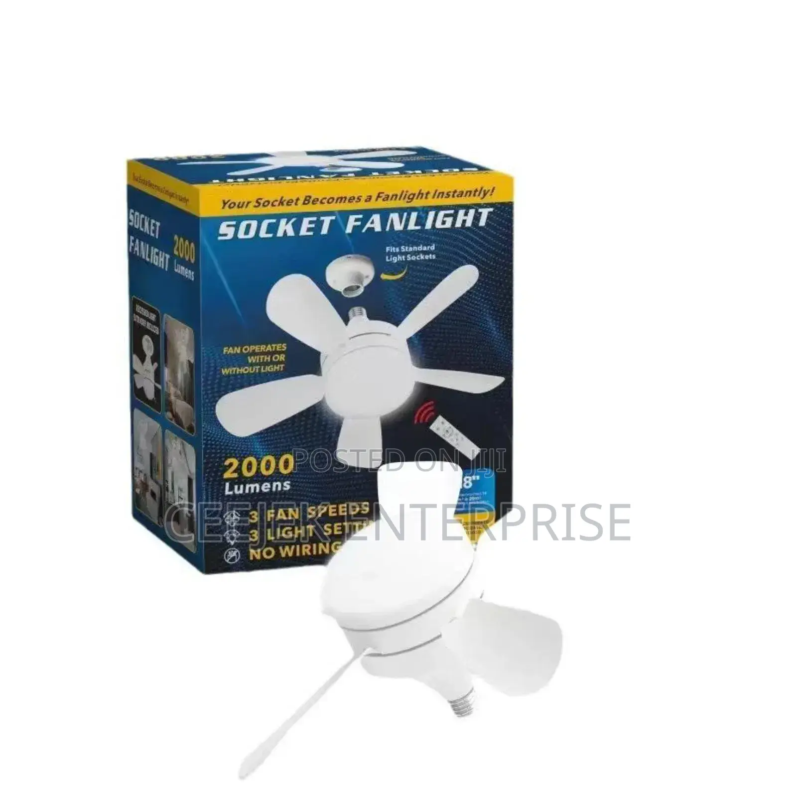 Socket Fan Ligth