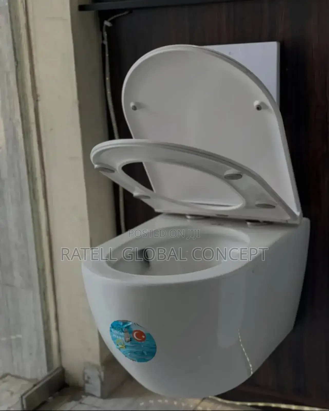 White Concealed Cistern Toilet