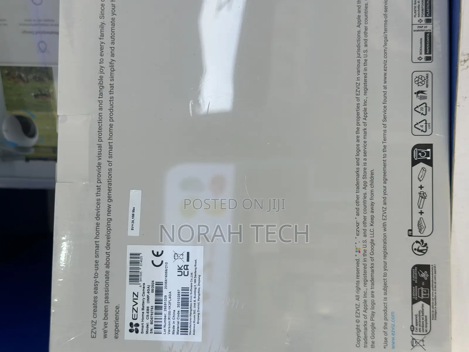 Ezviz Cs-Eb8 4g Smart Home Battery Camera