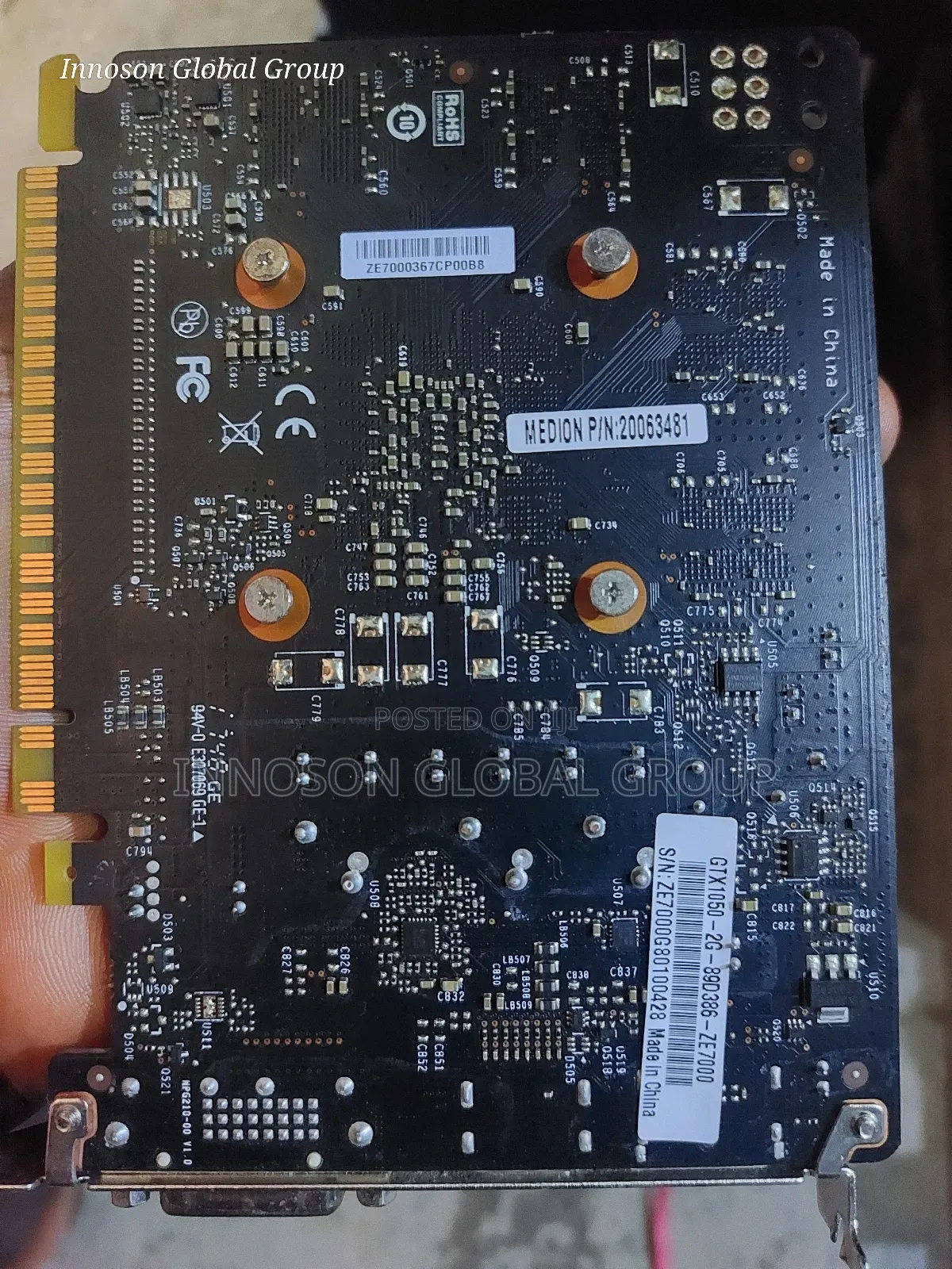GTX 1050 2gb Dedicated Graphics Card