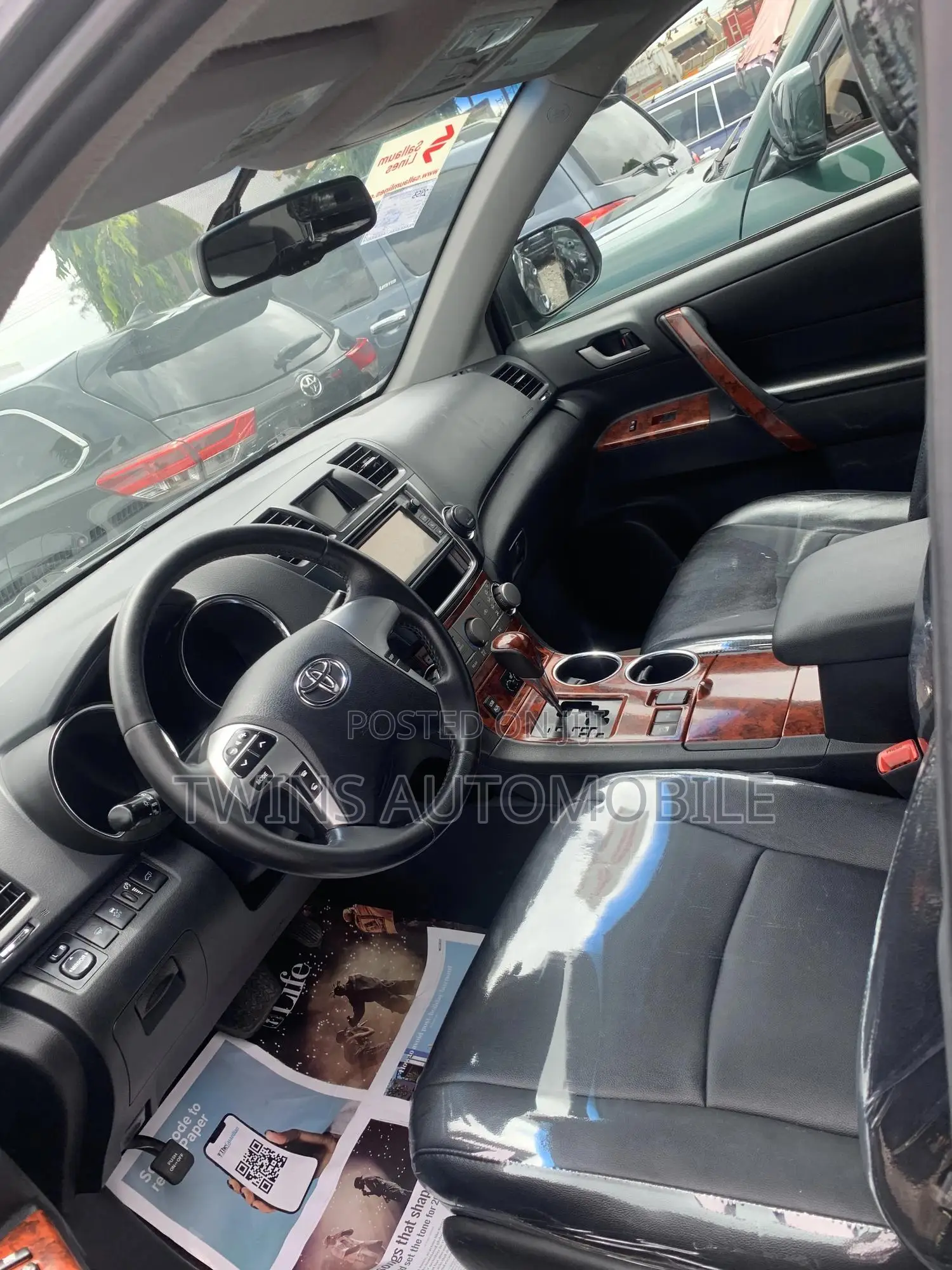 Toyota Highlander Limited 3.5l 4WD 2013 Gray