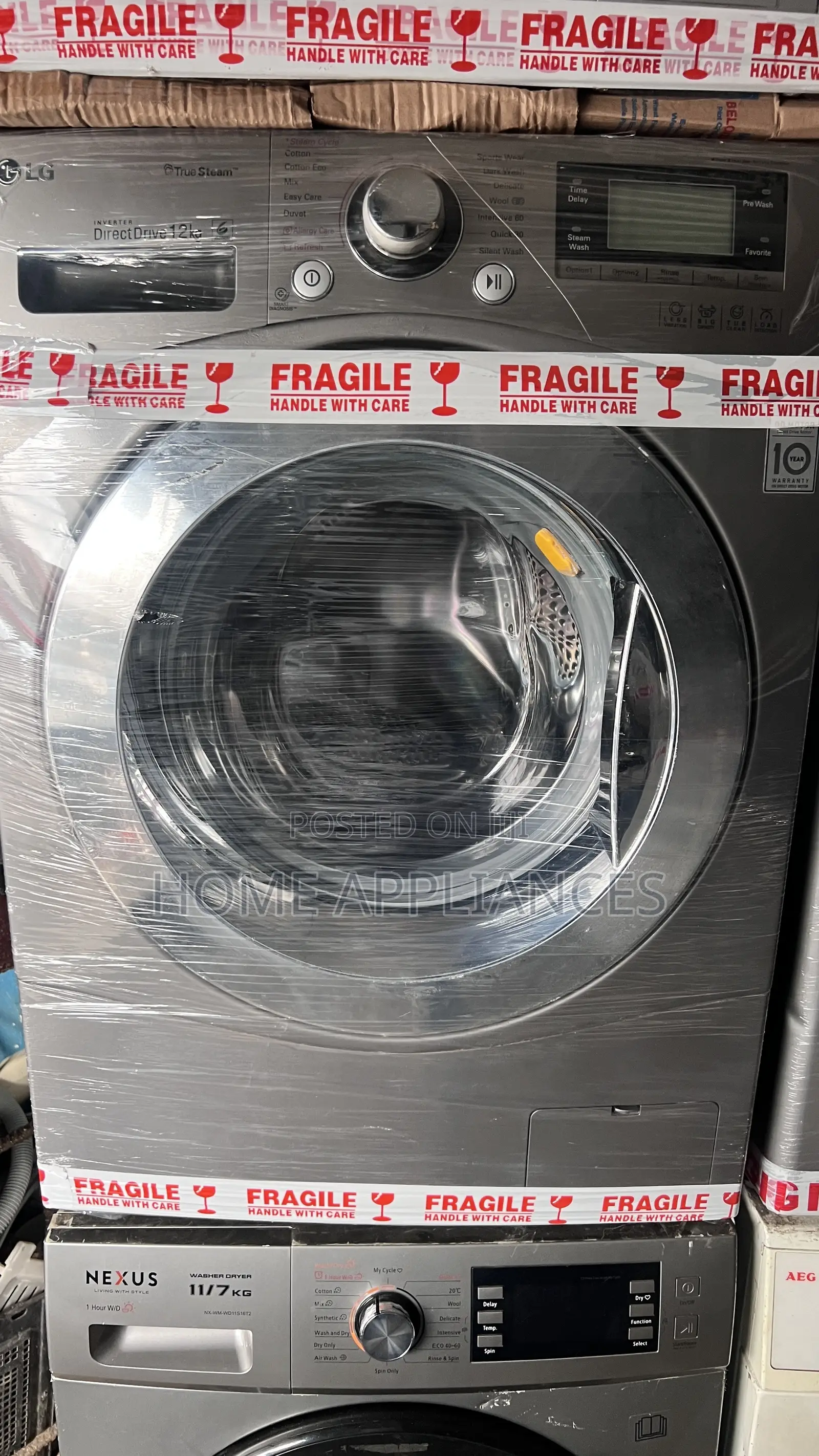 Inverter Drive Lg 12kg Washing Machine With Warranty