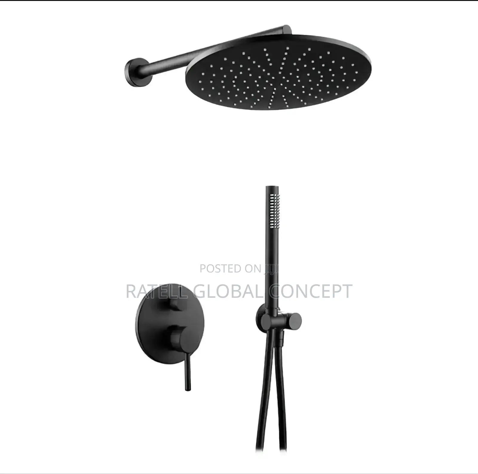 Conduit Shower 5ways (Circle Showerhead)