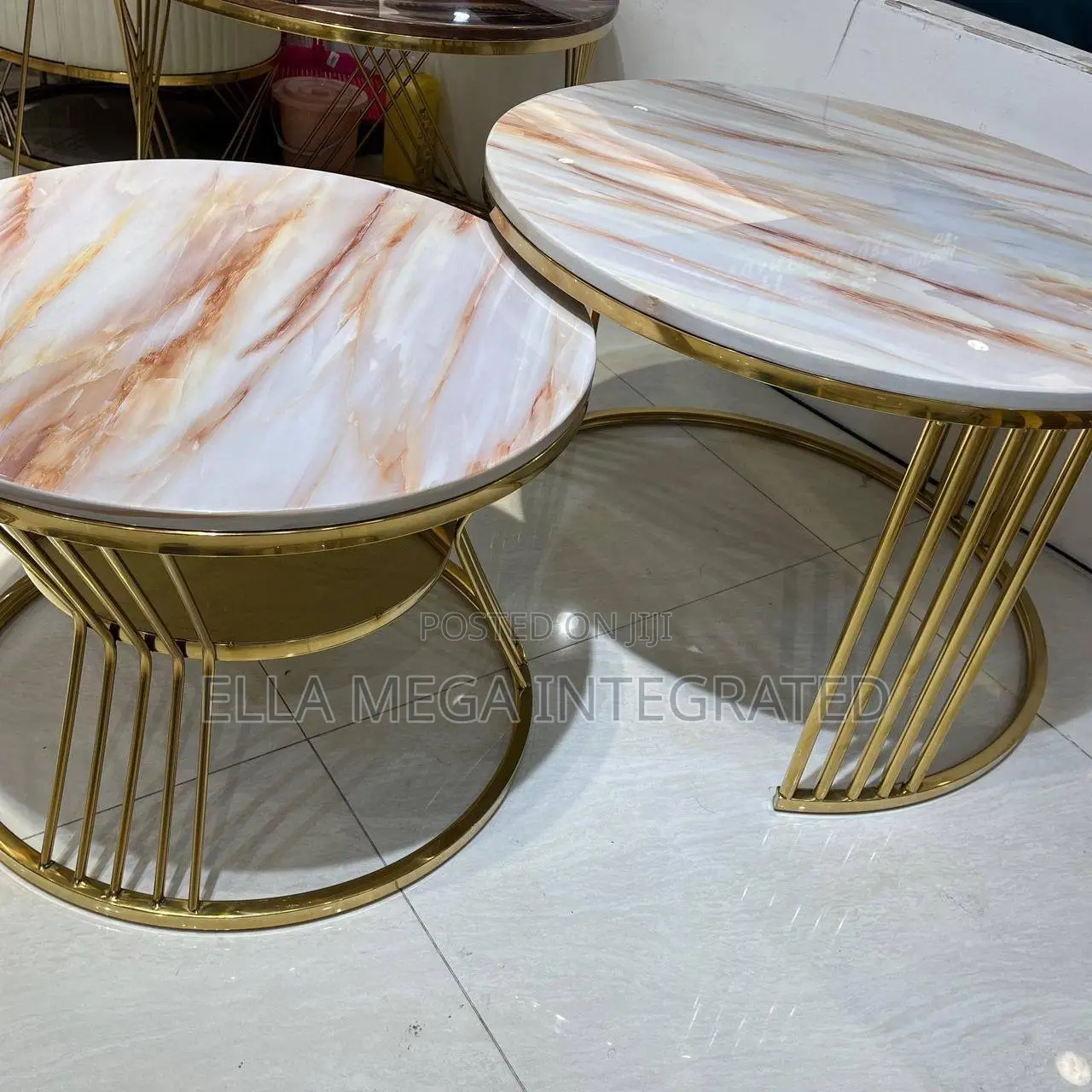 2 in 1 Marble Center Table