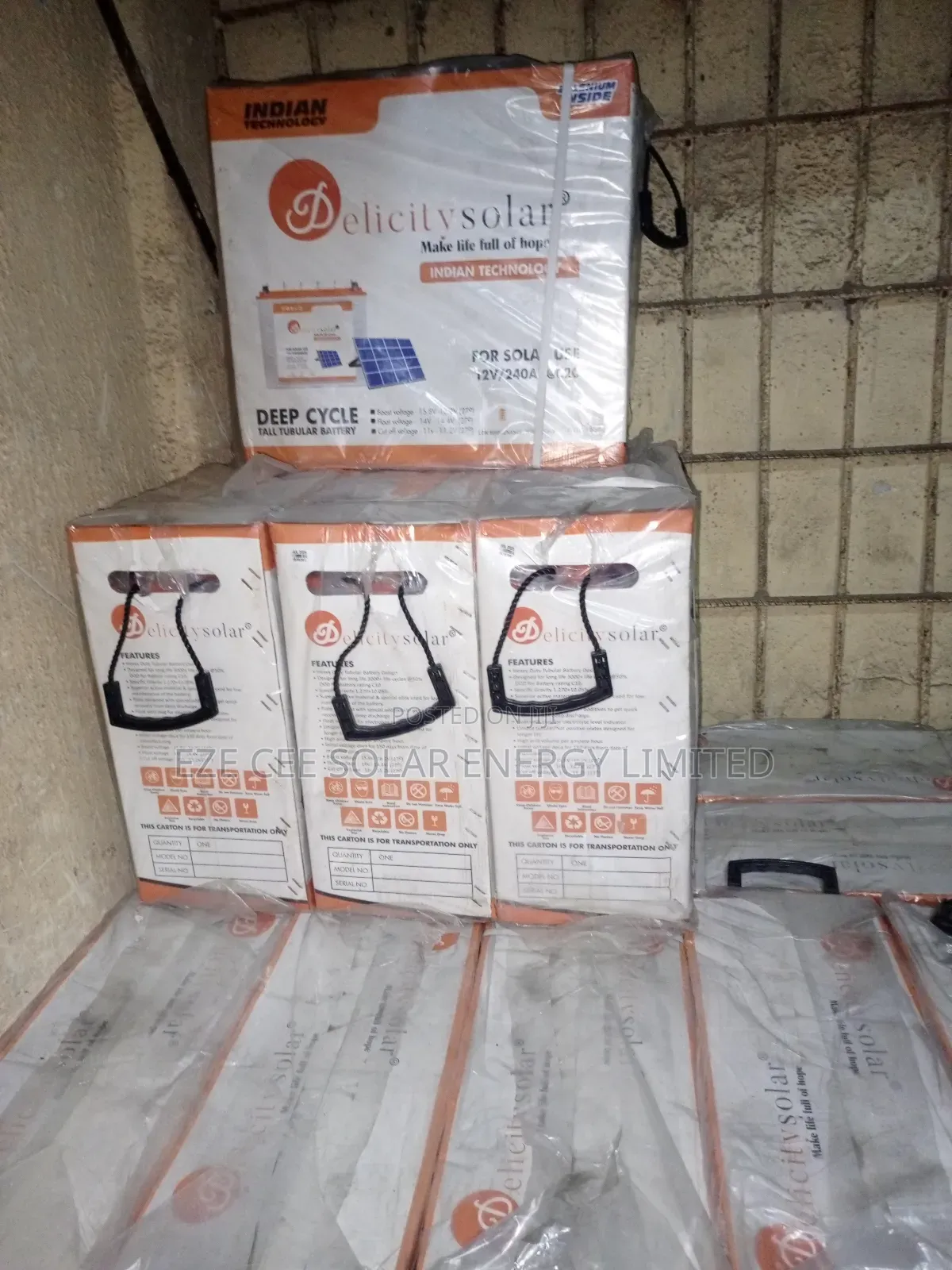 240ahm 12v Pelicity Tubular Battery