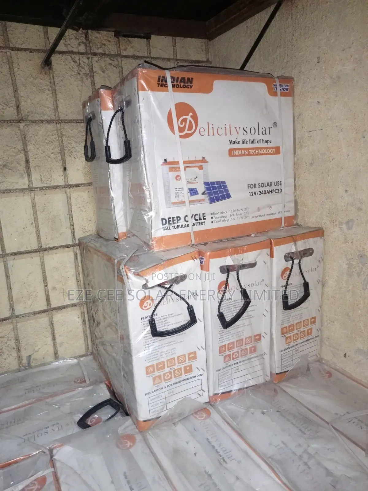 240ahm 12v Pelicity Tubular Battery
