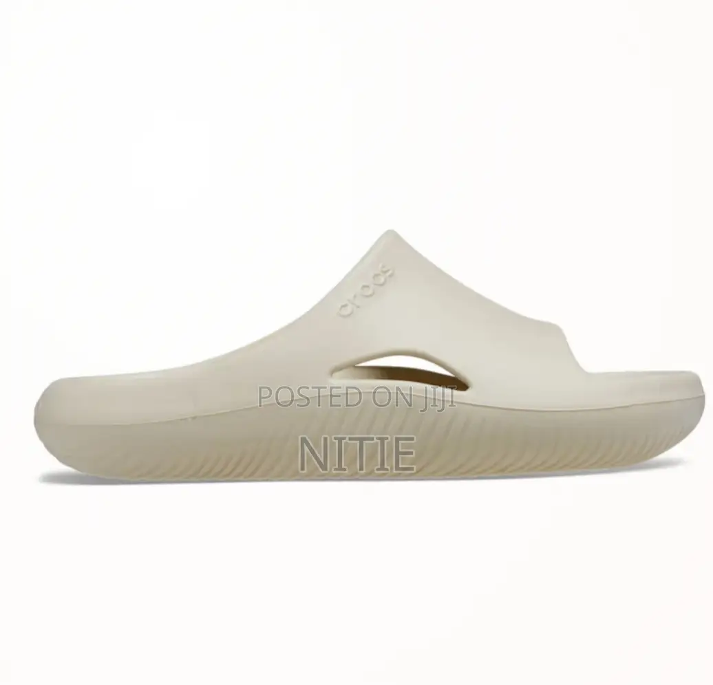 Crocs Mellow Recovery Slides (Beige)