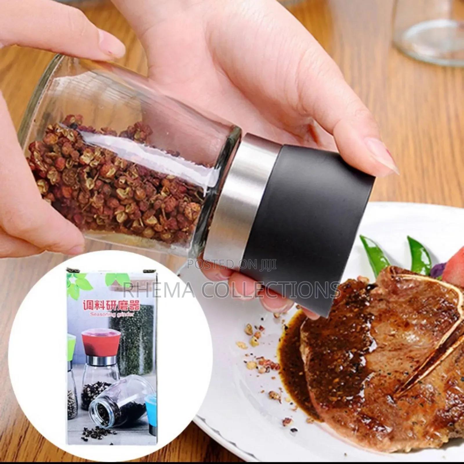 Kitchen Seasoning/Spice Manual Grinder and Mixer Bottle