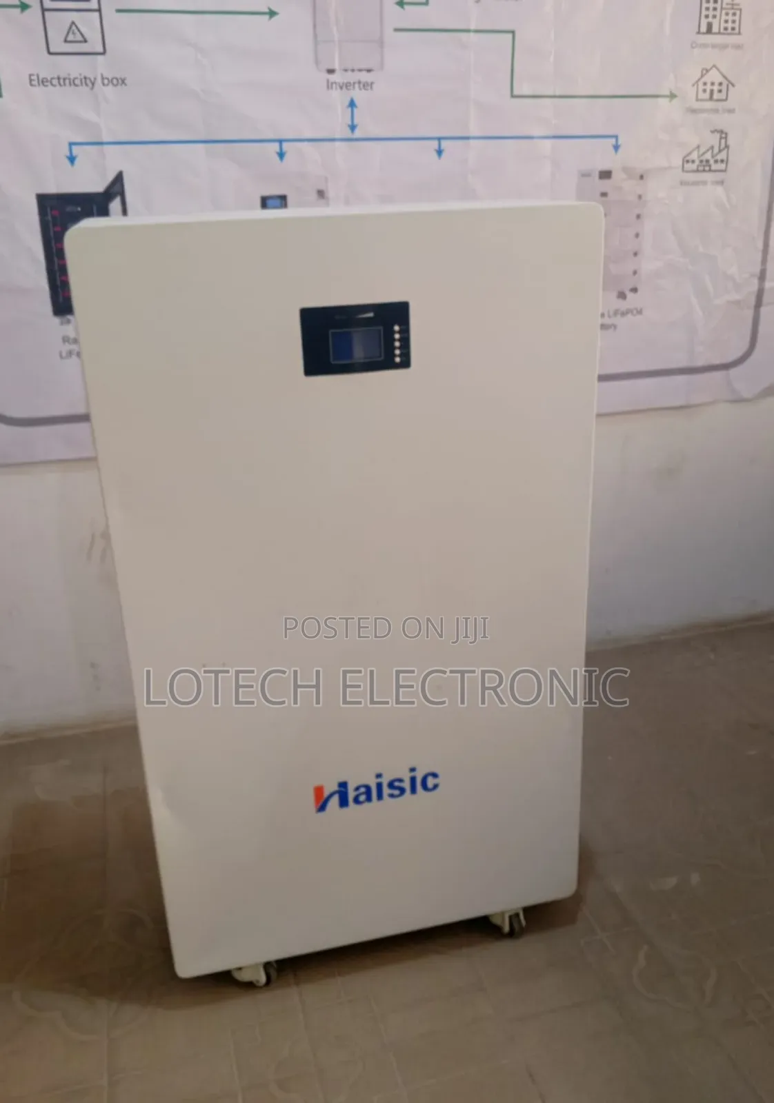 Haisic Lithium Battery–30kwh,51.2vPowerful 30kwh Capacity