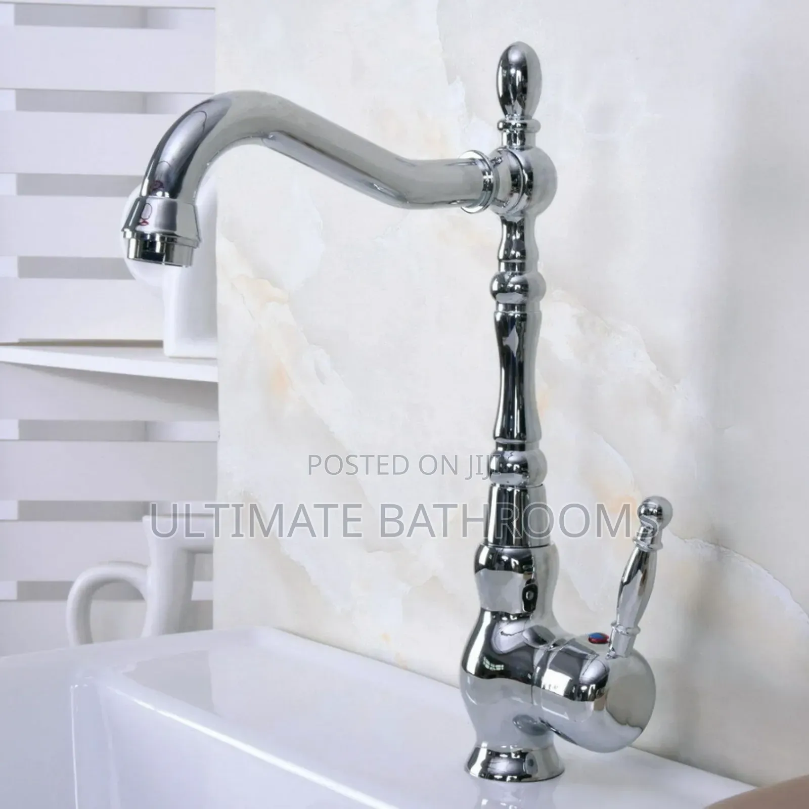 360° Rotatable Hot and Cold Basin Mixer Tap