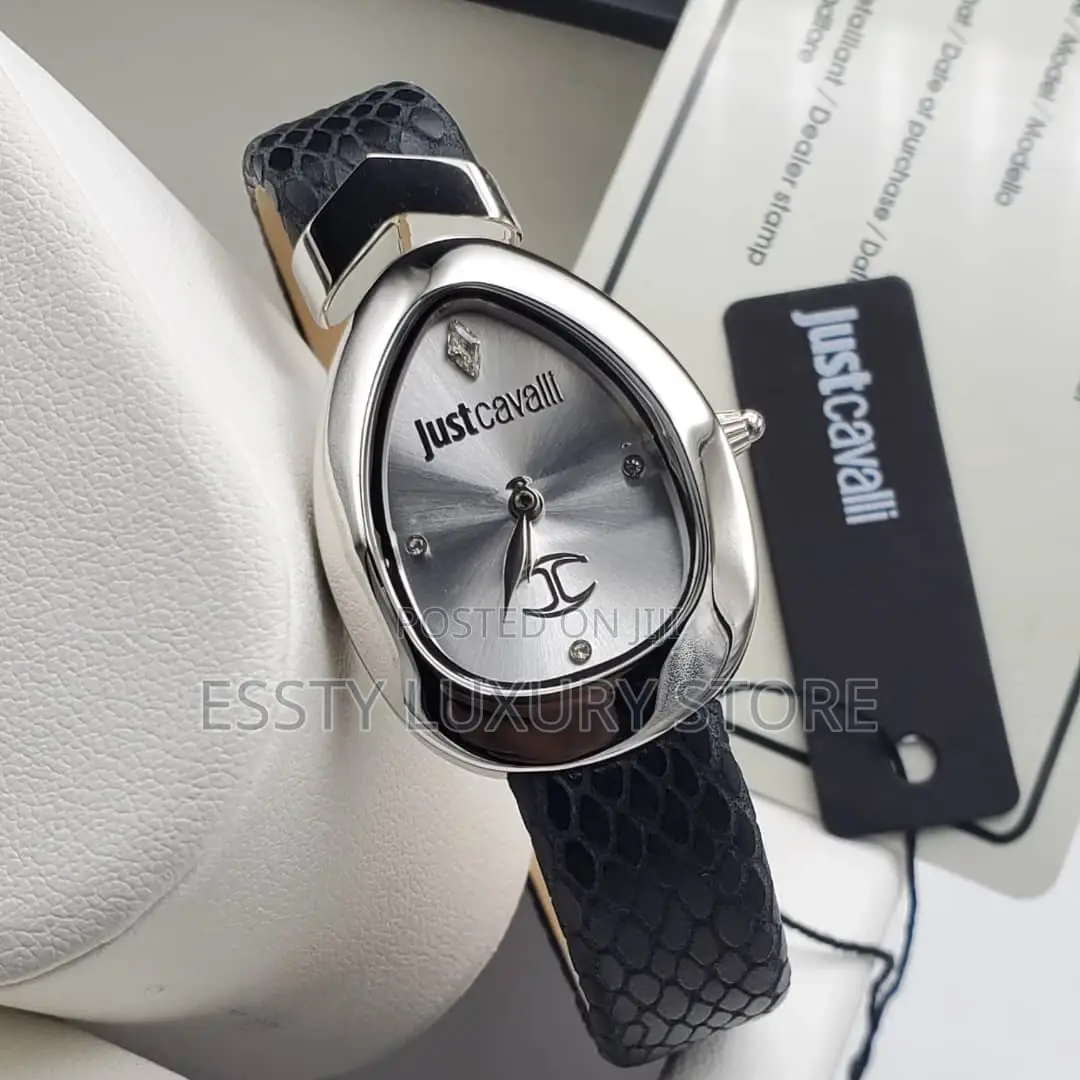 High Quality Luxury Cavalli Female Leather Strap Wristwatch