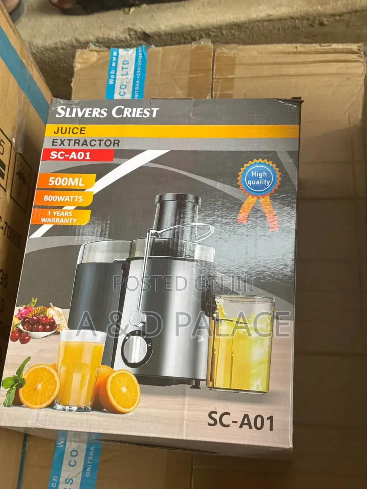 500ml Slivers Criest Juice Extractor 1000watt