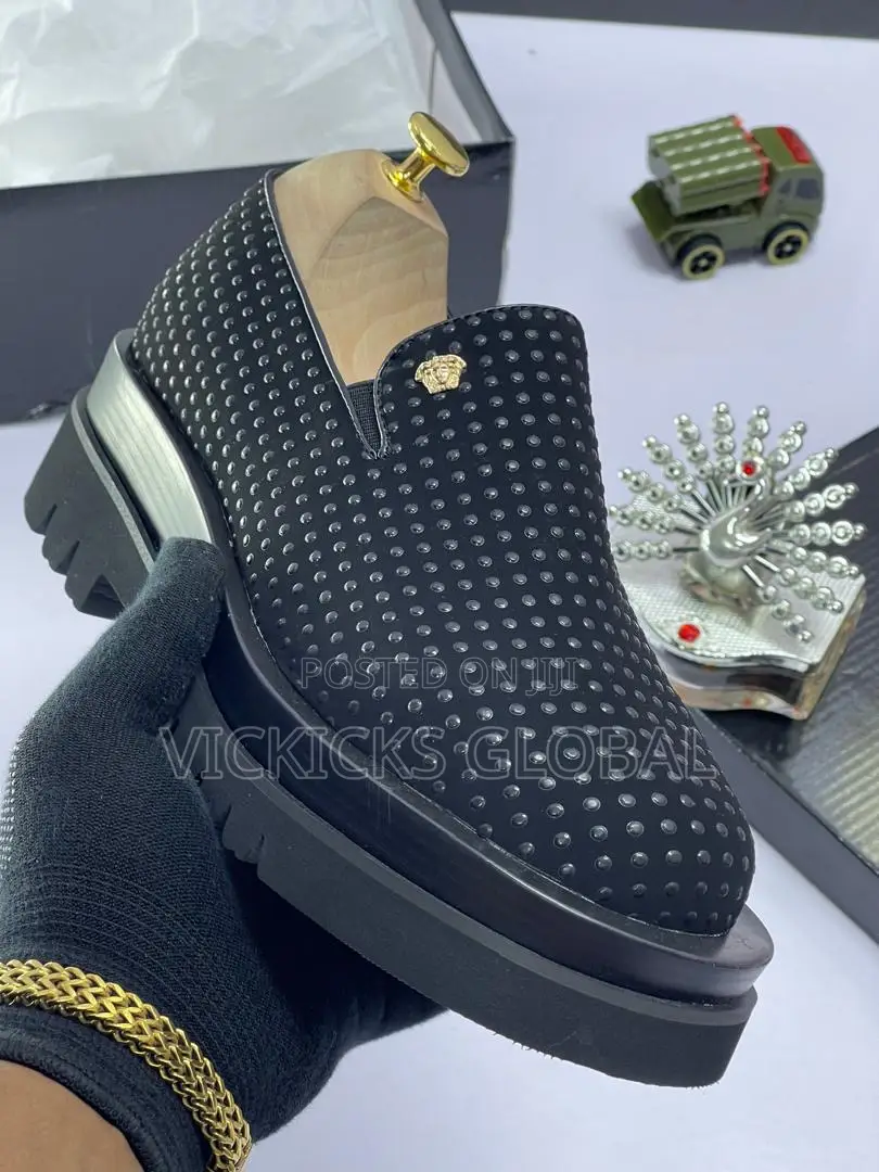Rhinestone Versace Double Sole Shoes