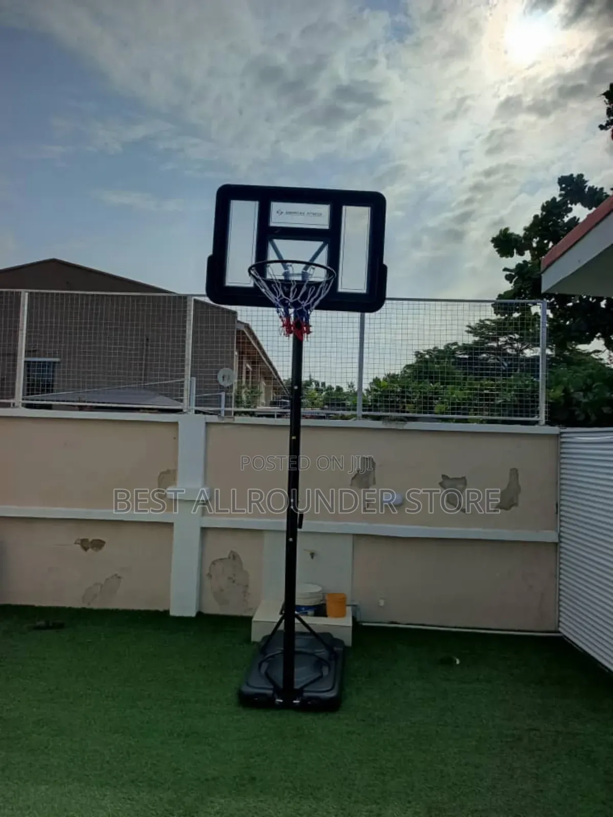 Adjustable Fiber Basketball Stand