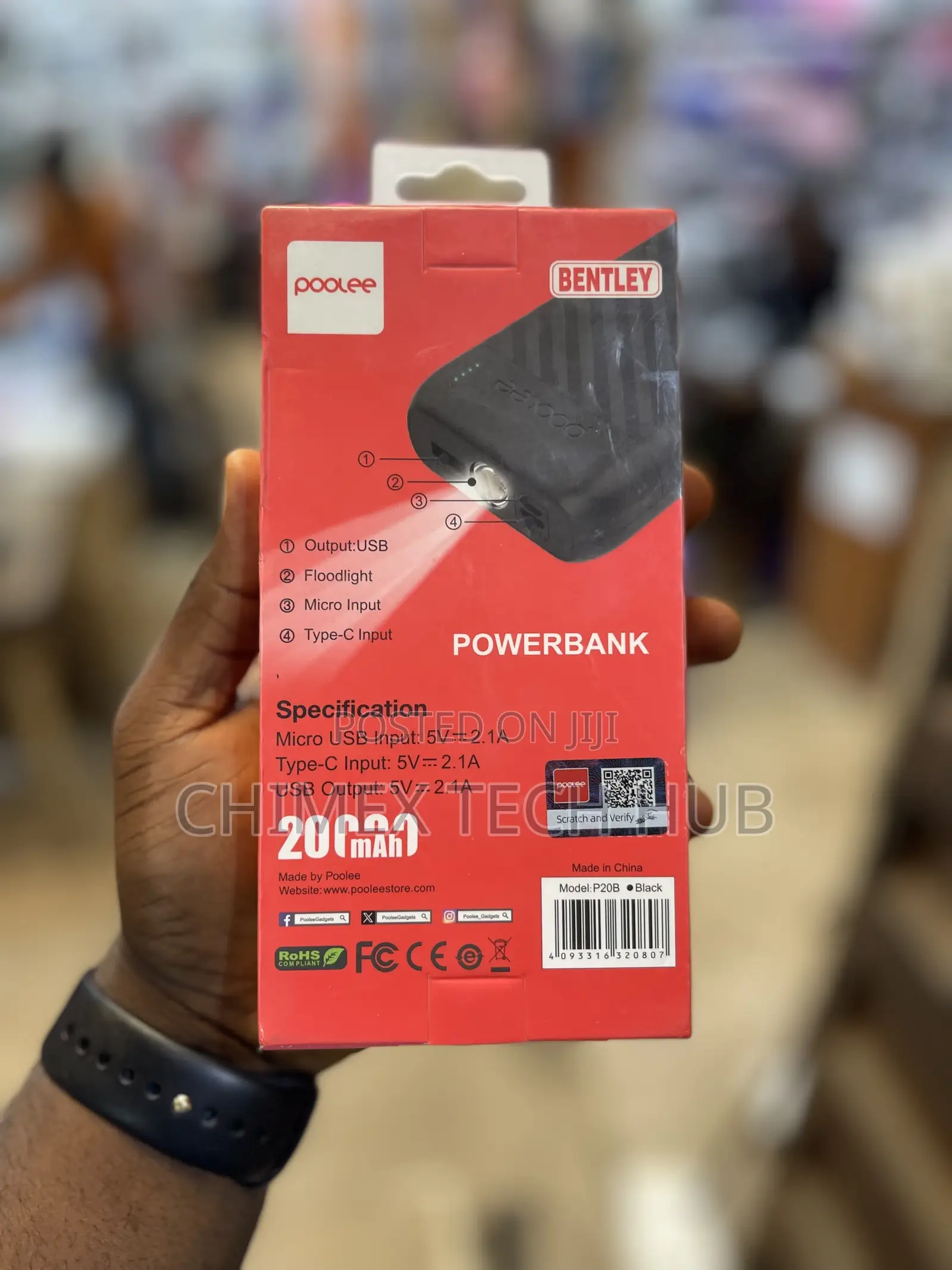 Poolee 20000mah Power Bank