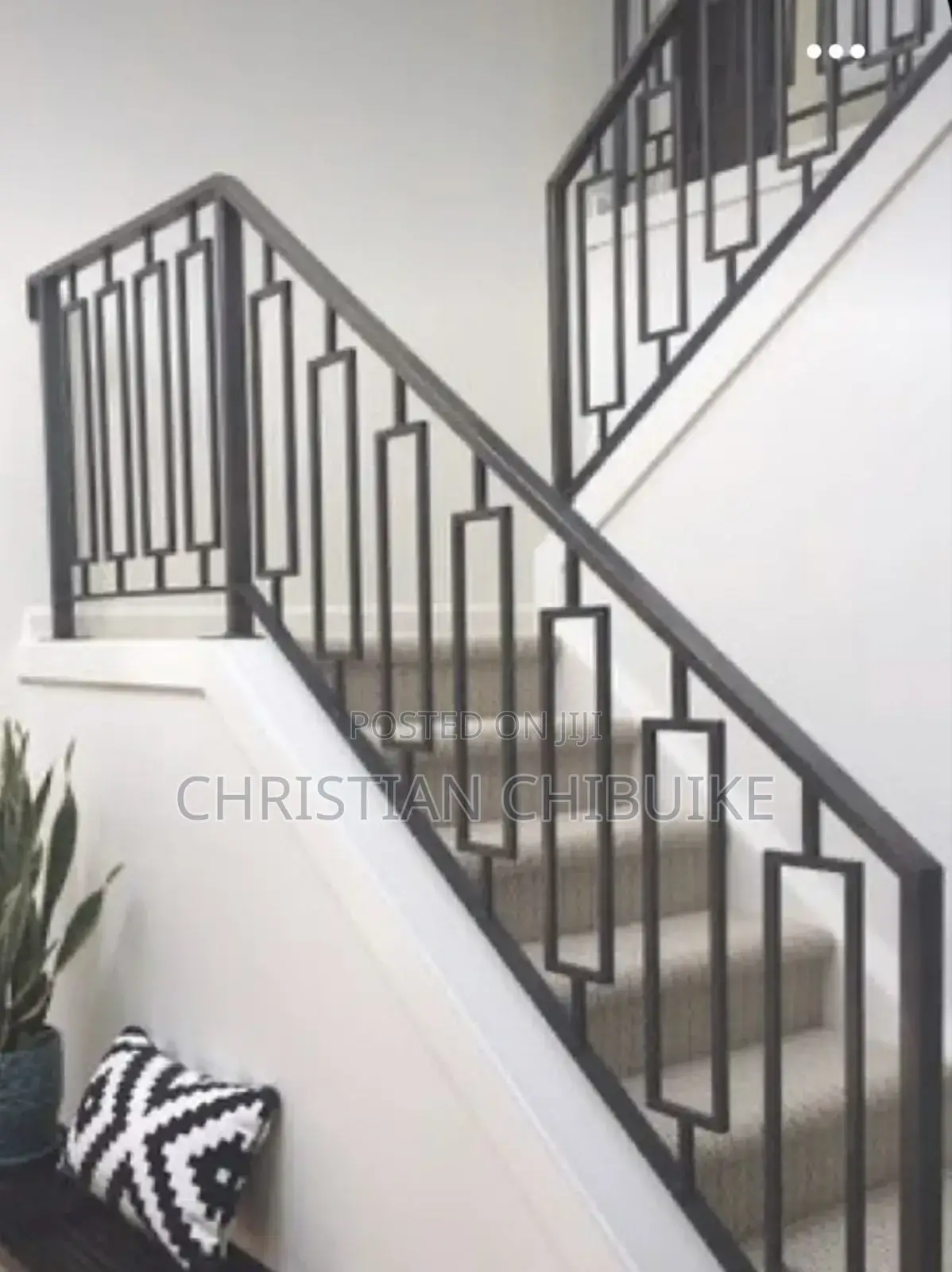 Iron Pipe Back Handrail