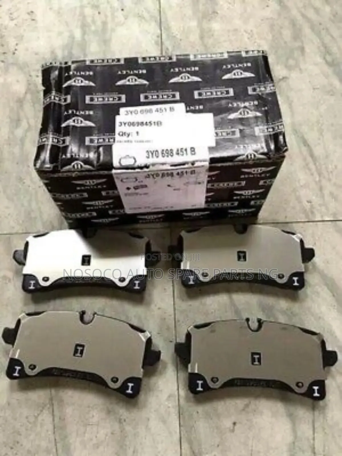 Front And Back Brake Pad Bentley Continental 2013