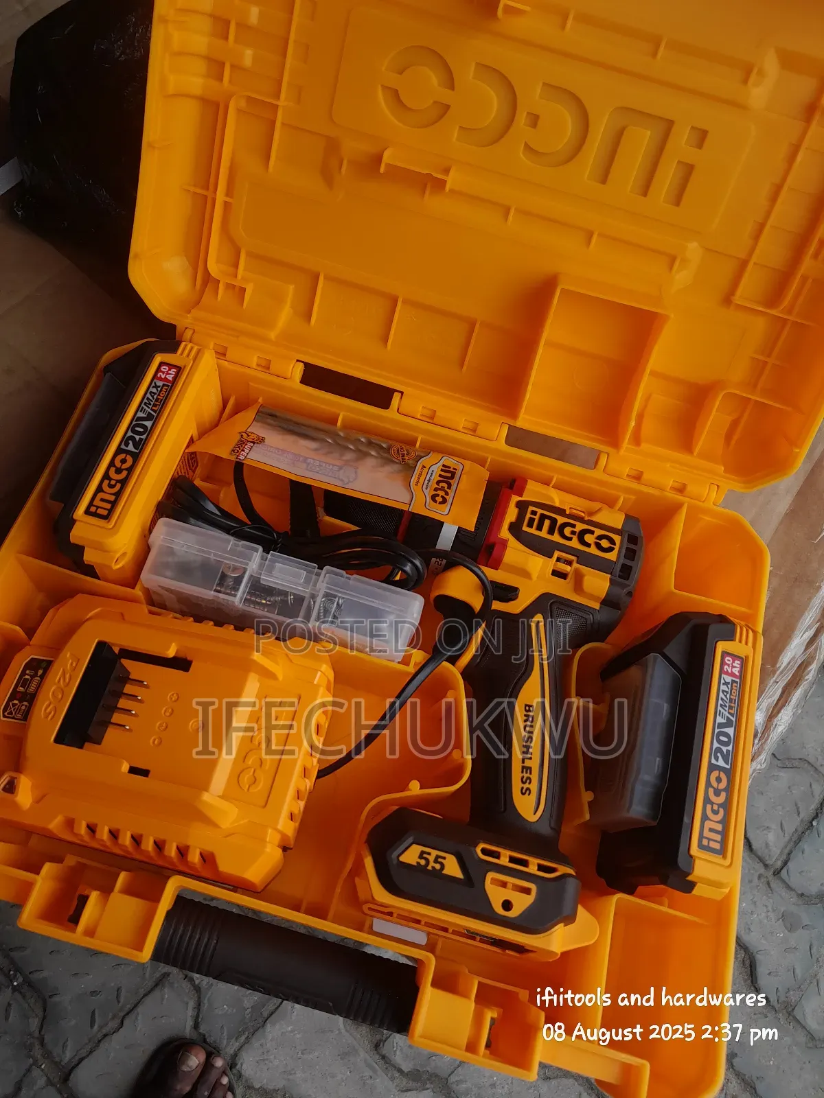 Ingco Brushless Battery Drill