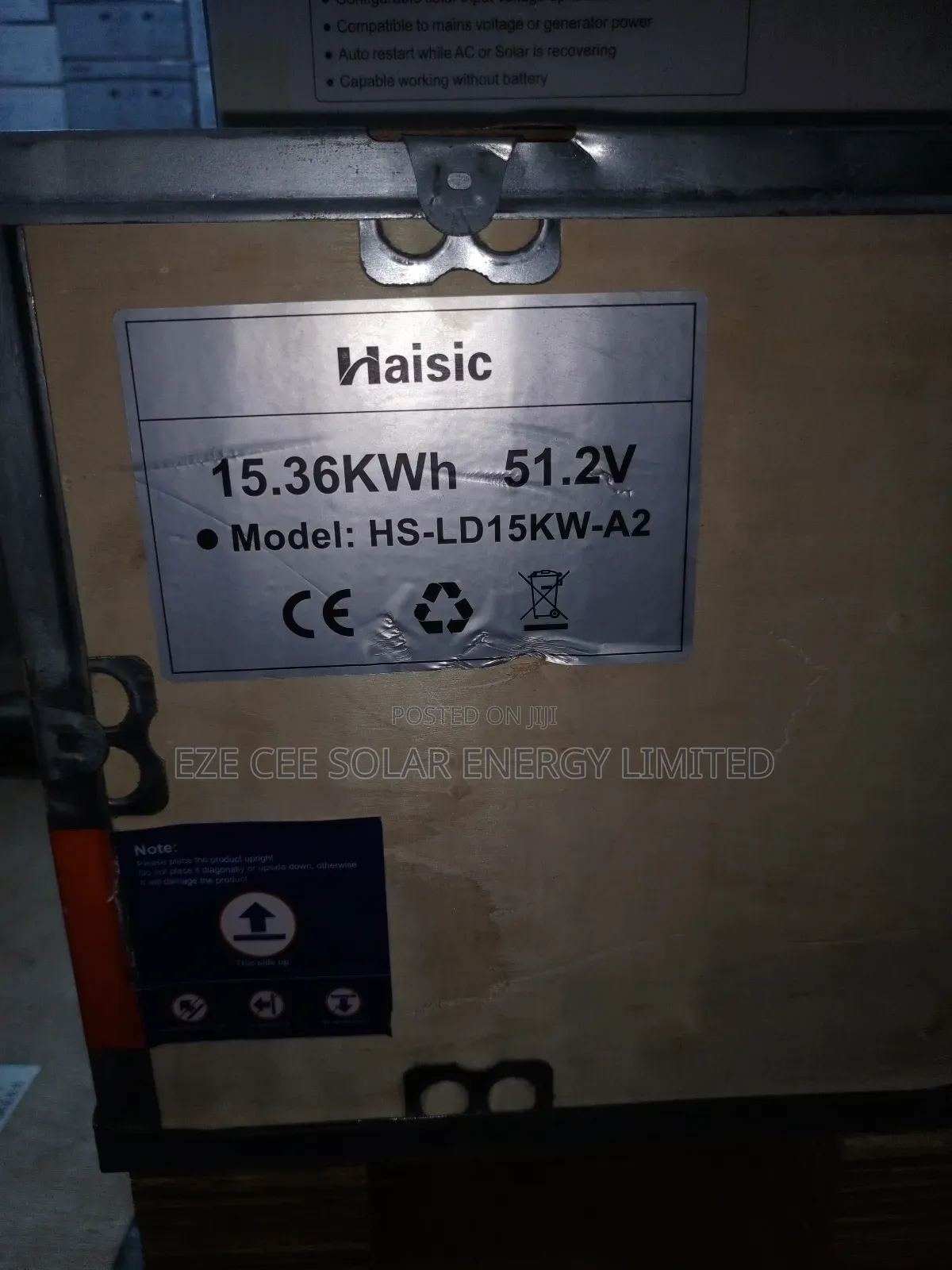15.36kwh 51.2v Haisic Lithium Battery