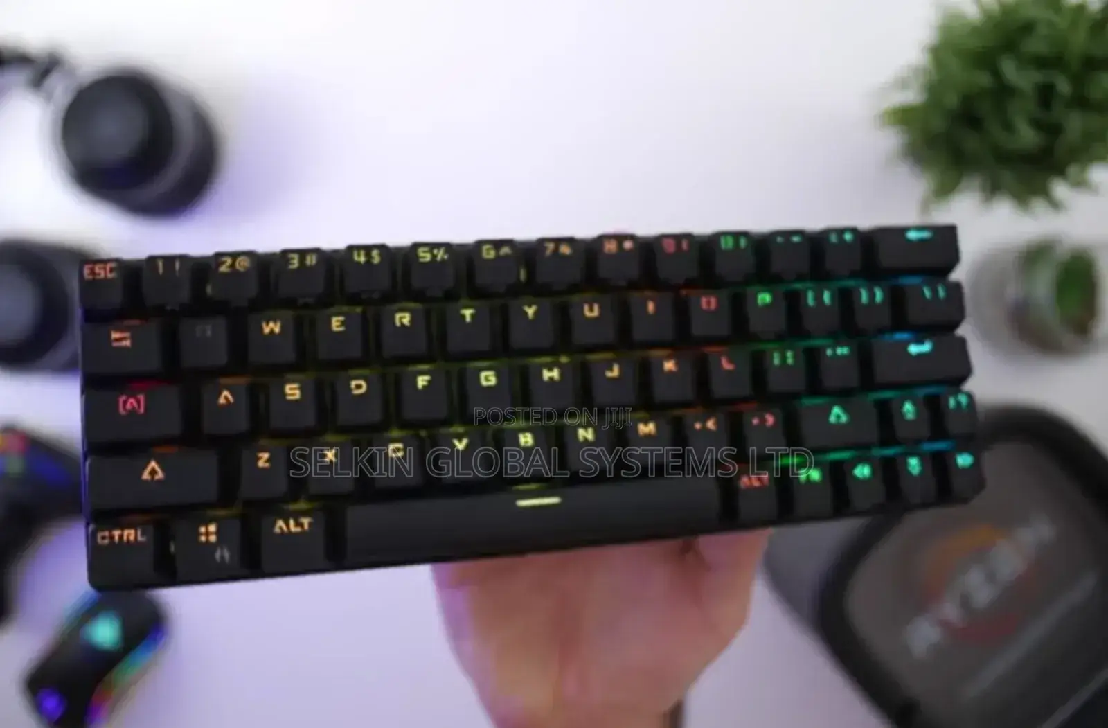 Rechargeable RGB Wireless Gaming Mechanical Keyboard