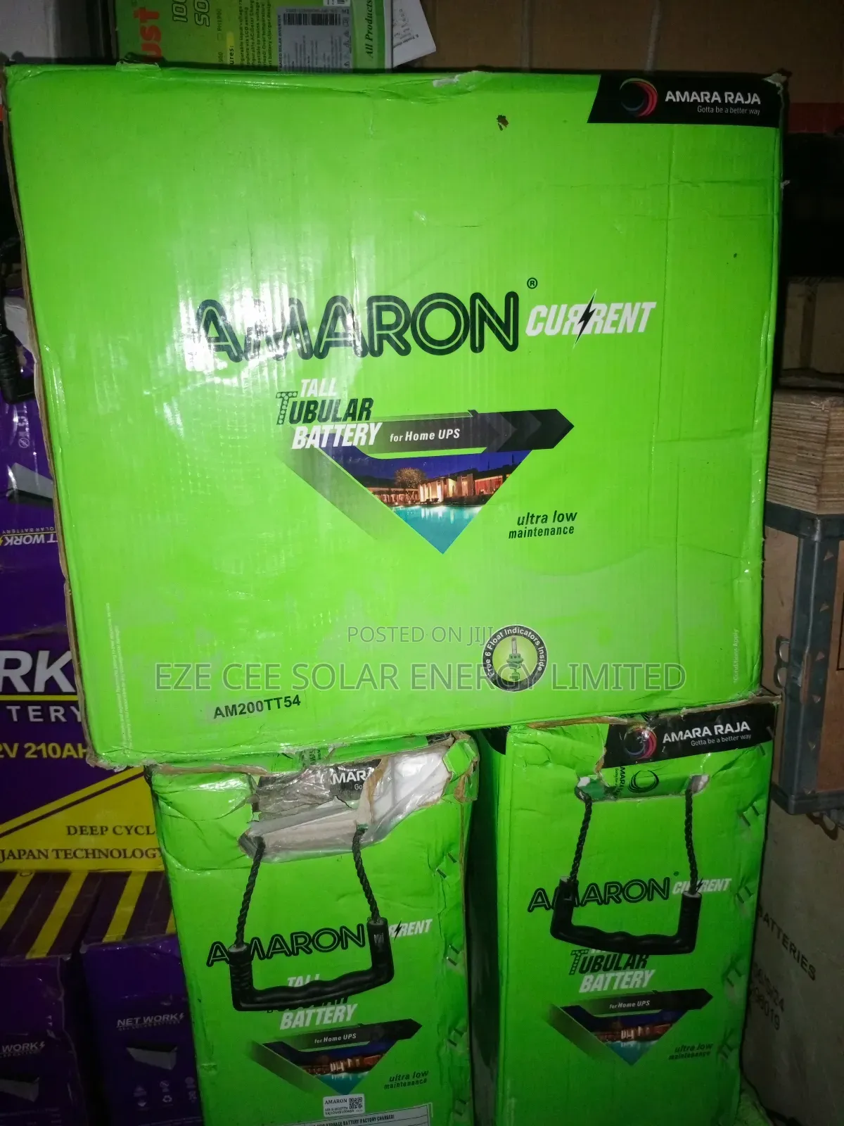 12v 200ahm Amaron Tubular Battery