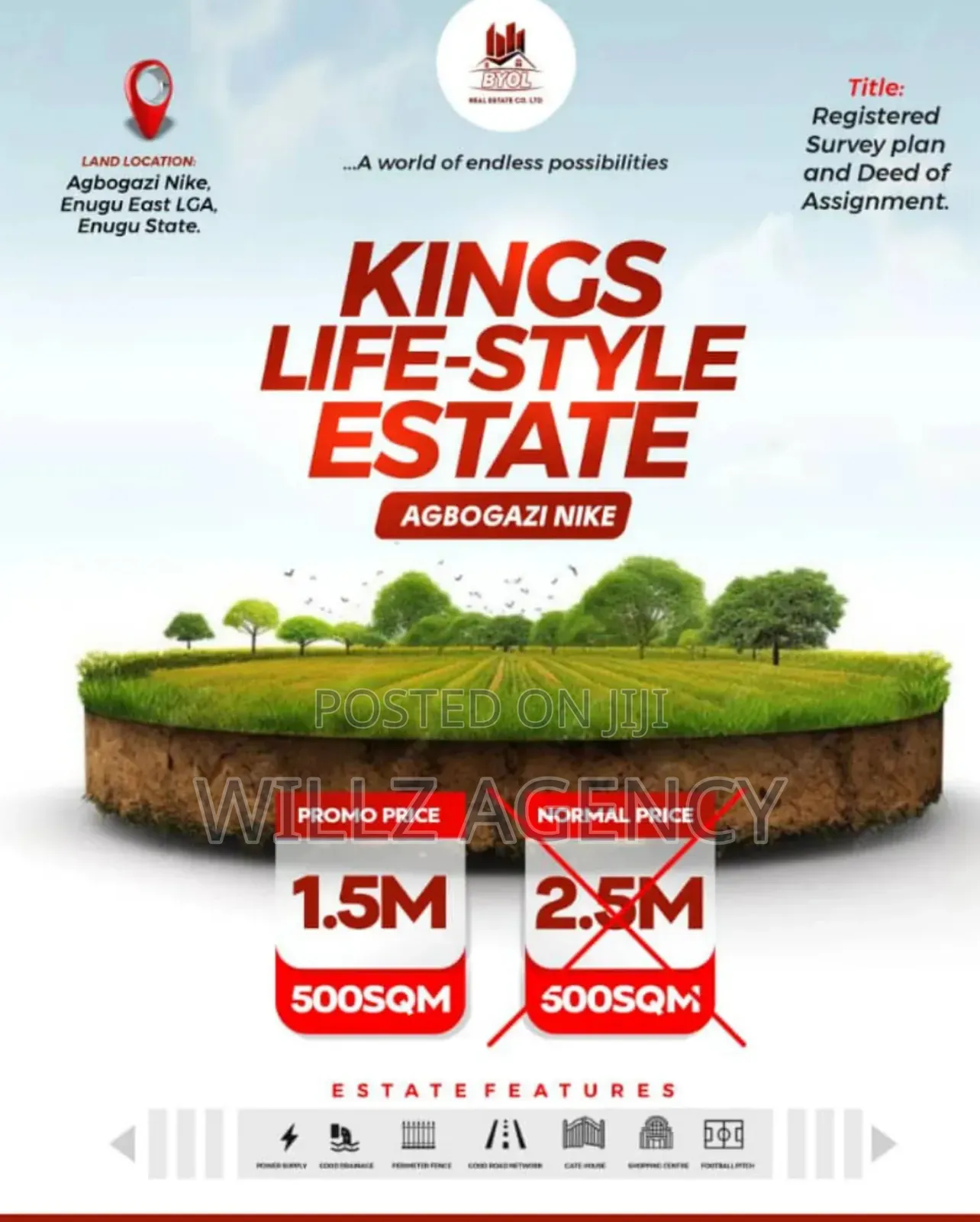 Plots of Land for Sale Kings Lifestyle Estate