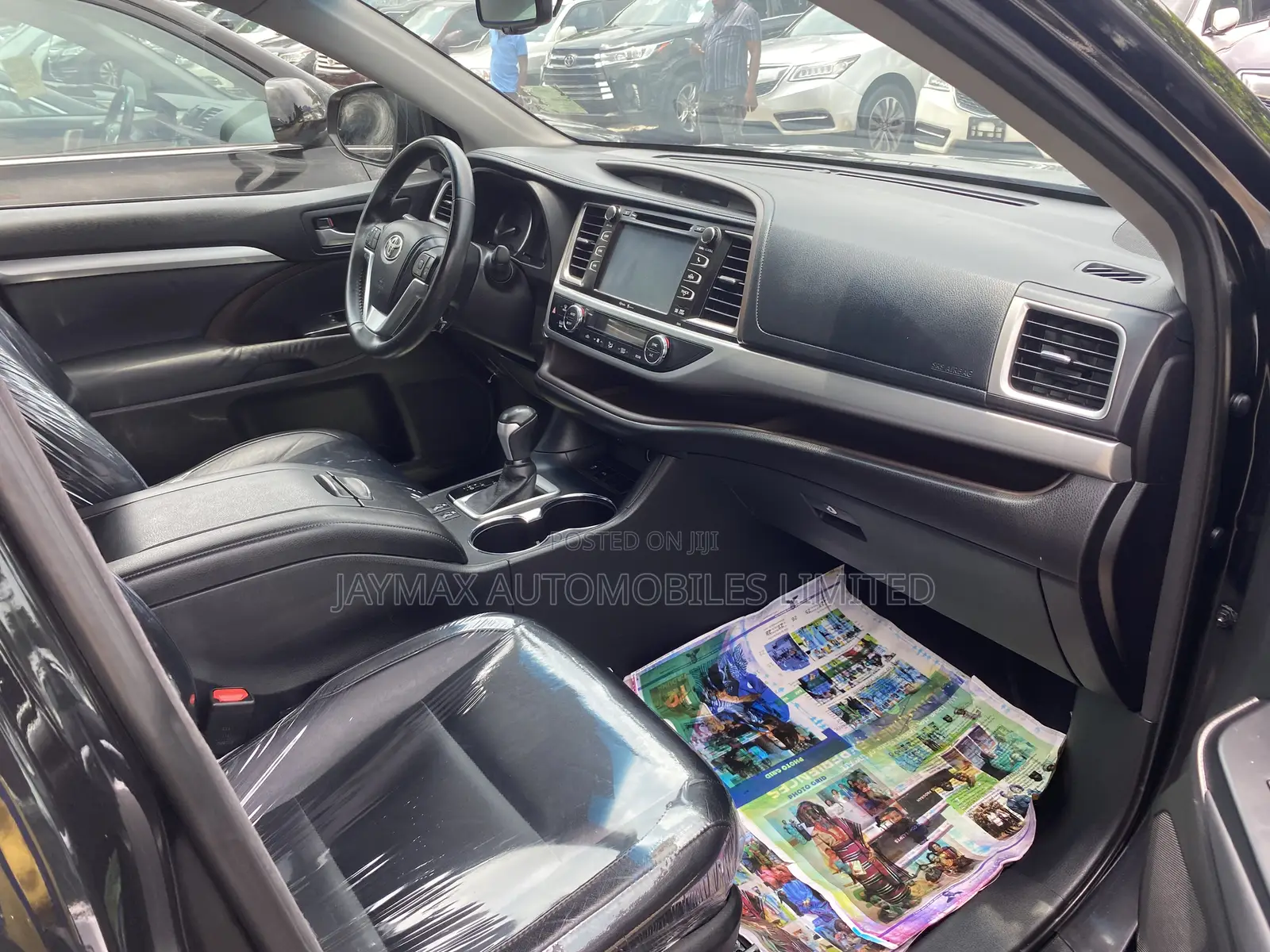 Toyota Highlander XLE V6 4x2 (3.5L 6cyl 6A) 2016 Black