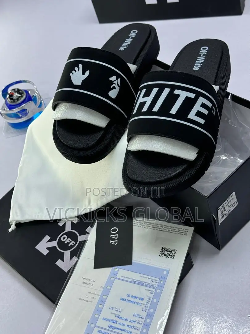 Authentic Off White Unisex Slides