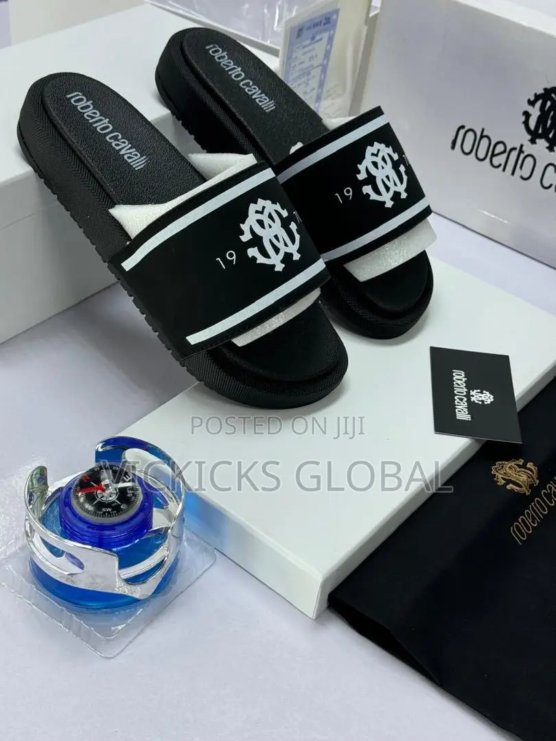 Top Notch Roberto Cavalli Unisex Slides