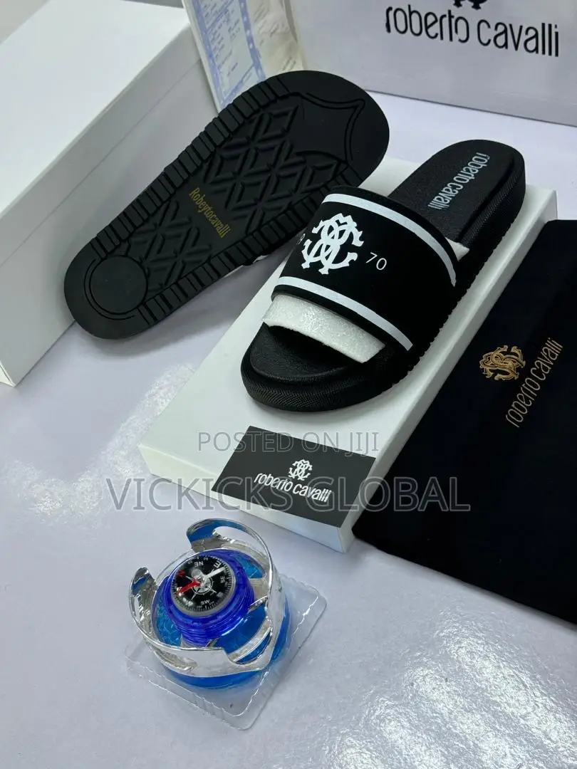 Top Notch Roberto Cavalli Unisex Slides