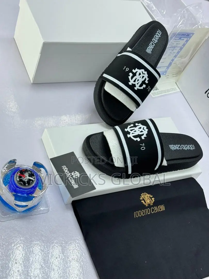 Top Notch Roberto Cavalli Unisex Slides